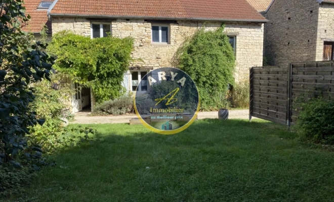 Maison en pierre trois chambres avec cachet de l'ancien et jardin , à Fleurey-sur-Ouche, ARYA IMMOBILIER, estimation gratuite sous 48 heures